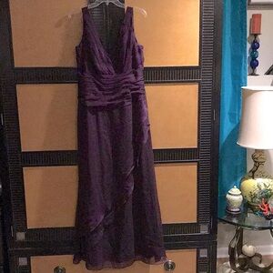 Dark purple formal dress